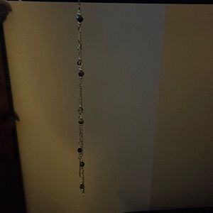 Gold Figaro chain tigers eye necklace